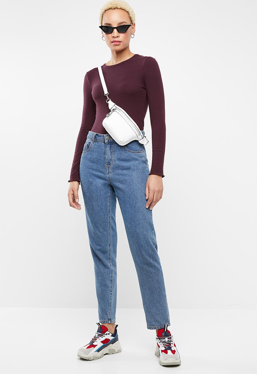 Cotton On - The sister long sleeve top - burgundy 