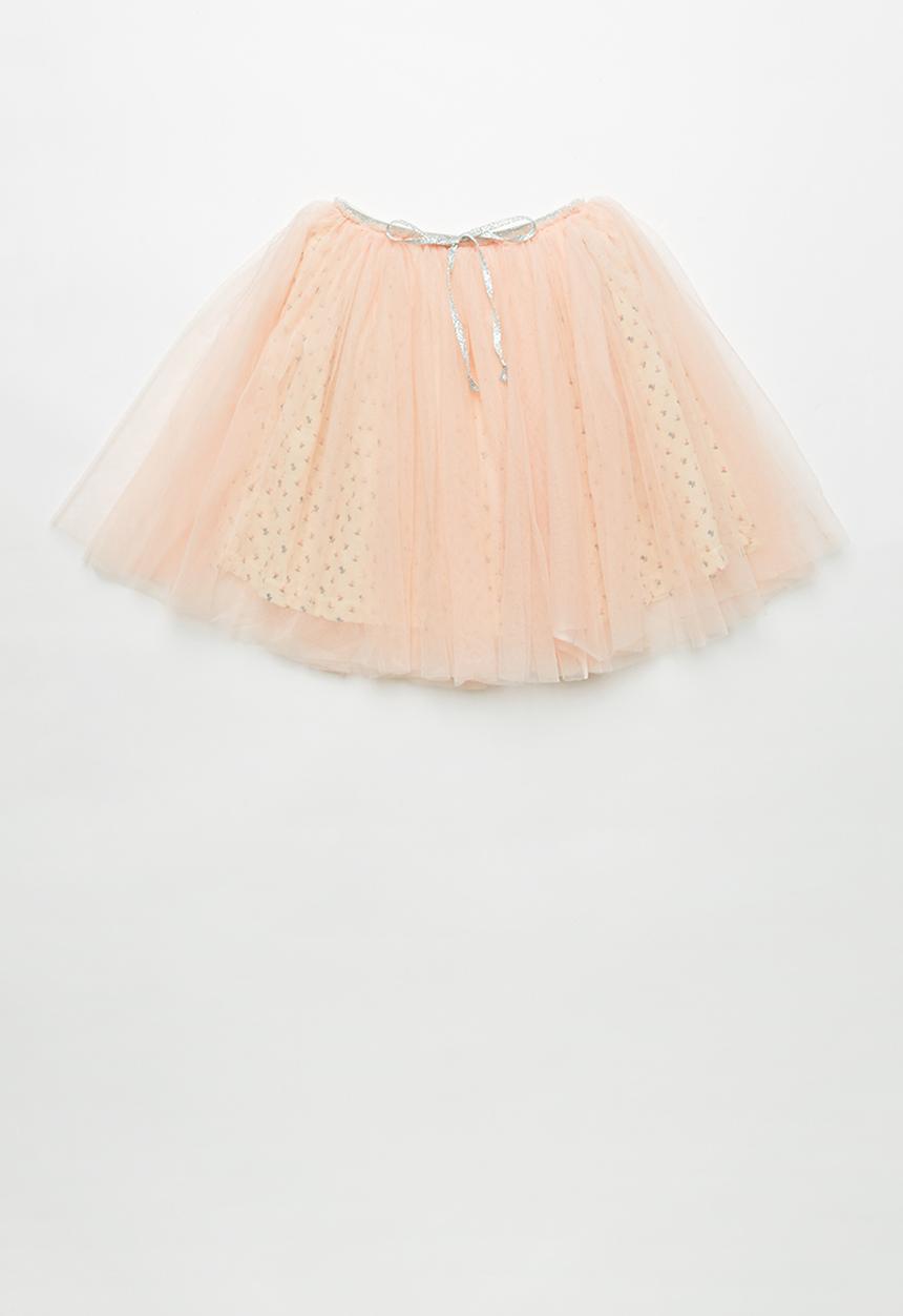 Pop Candy -  Mesh skirt - peach