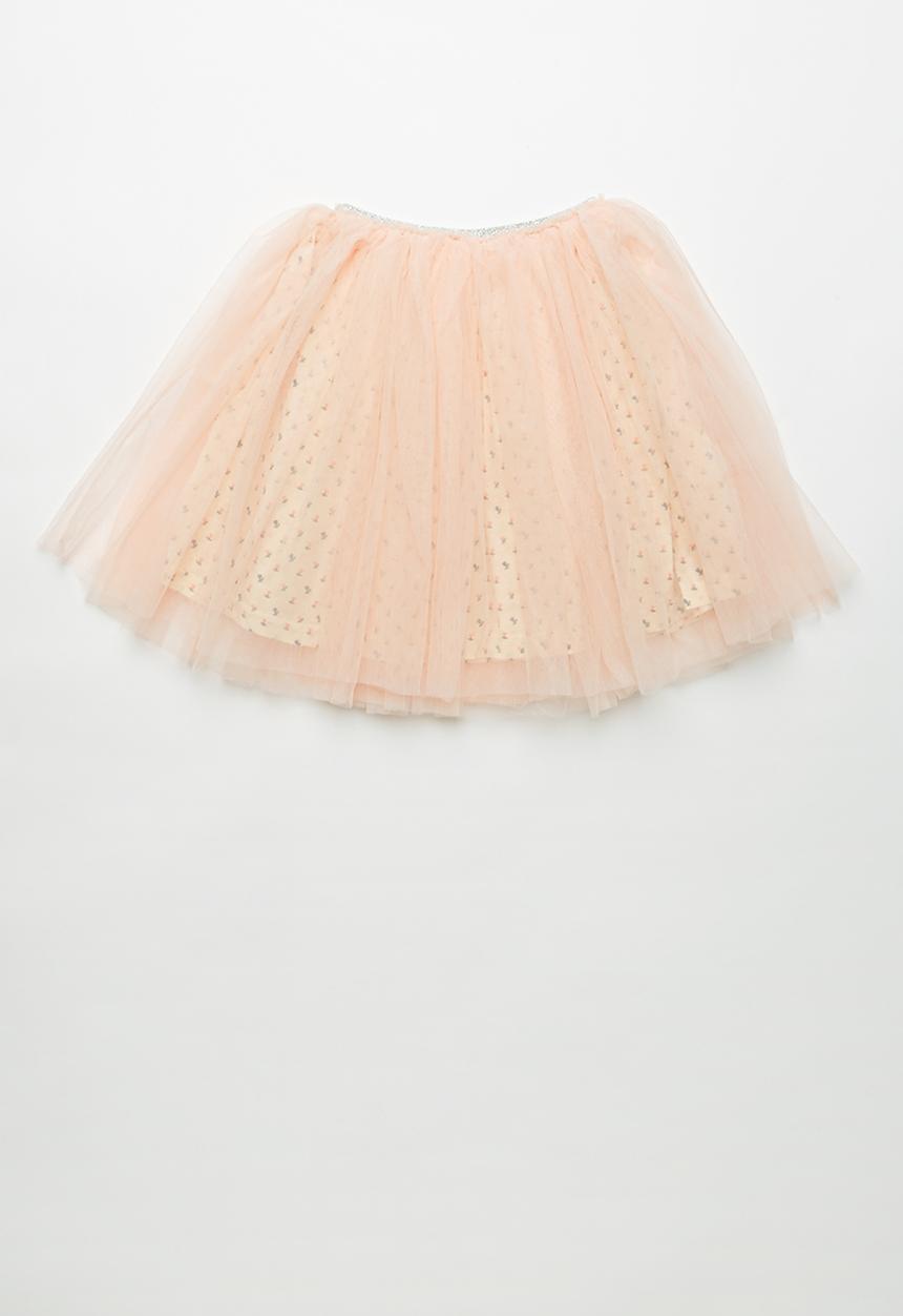 Pop Candy -  Mesh skirt - peach