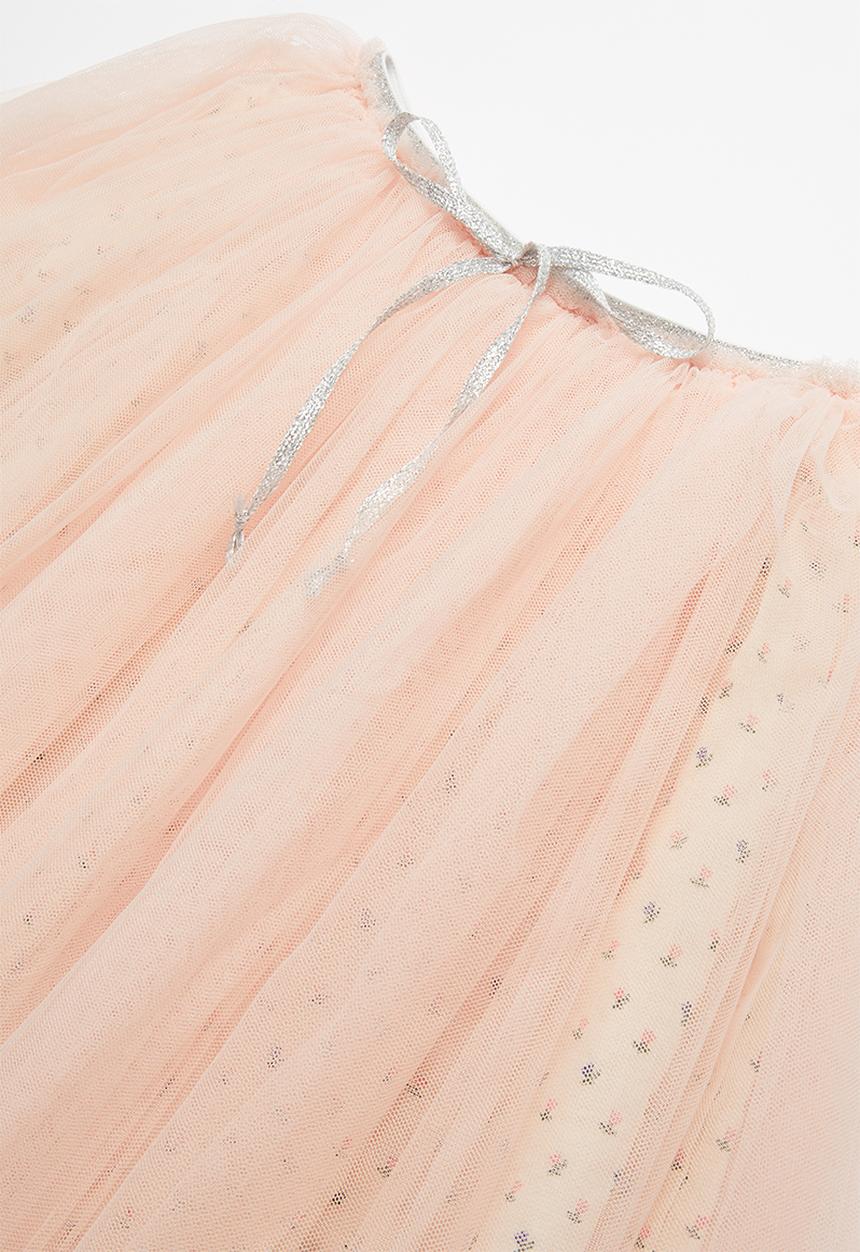 Pop Candy -  Mesh skirt - peach