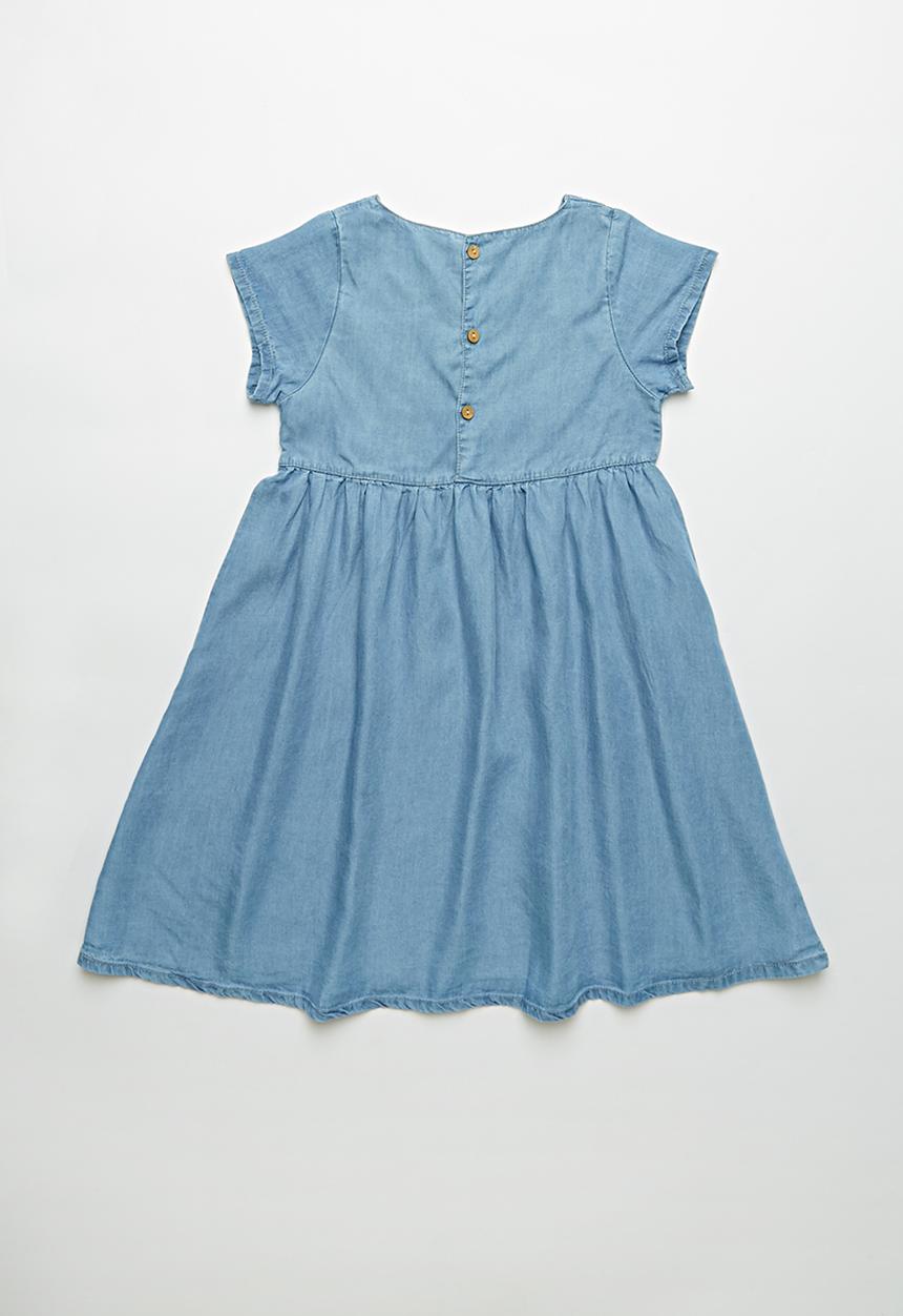 Pop Candy - Girls denim dress - blue