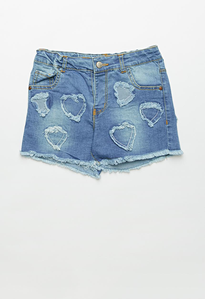 Pop Candy - Girls denim shorts - blue