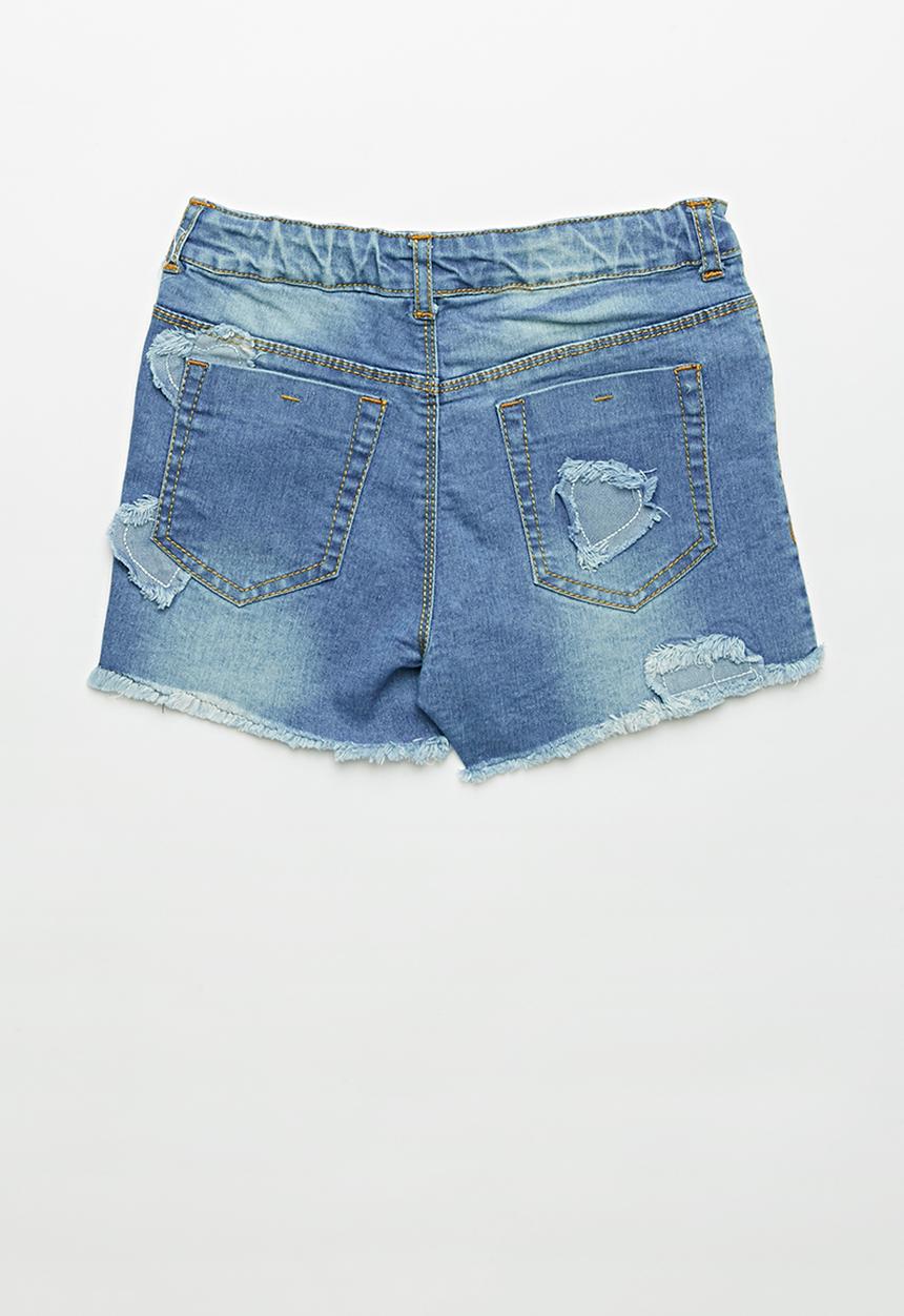 Pop Candy - Girls denim shorts - blue