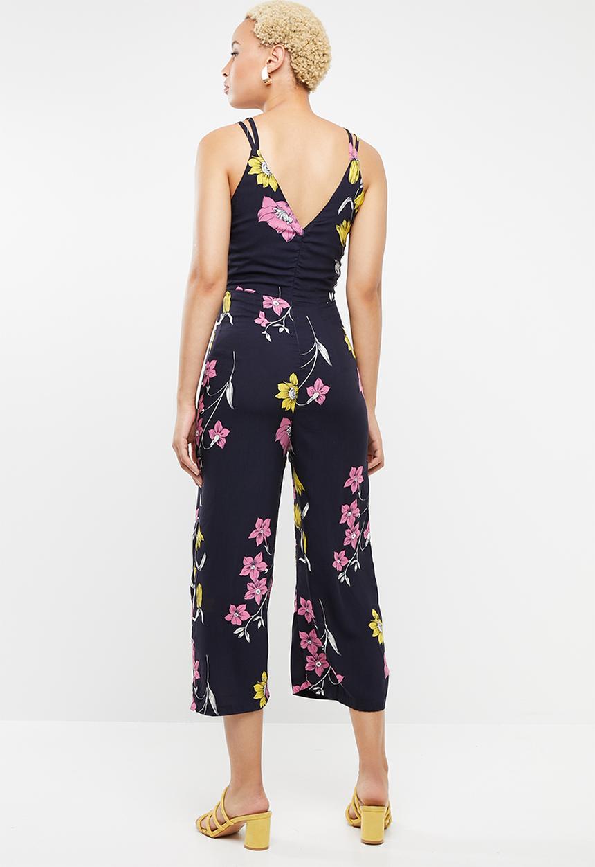 STYLE REPUBLIC - Tie front jumpsuit - multi 