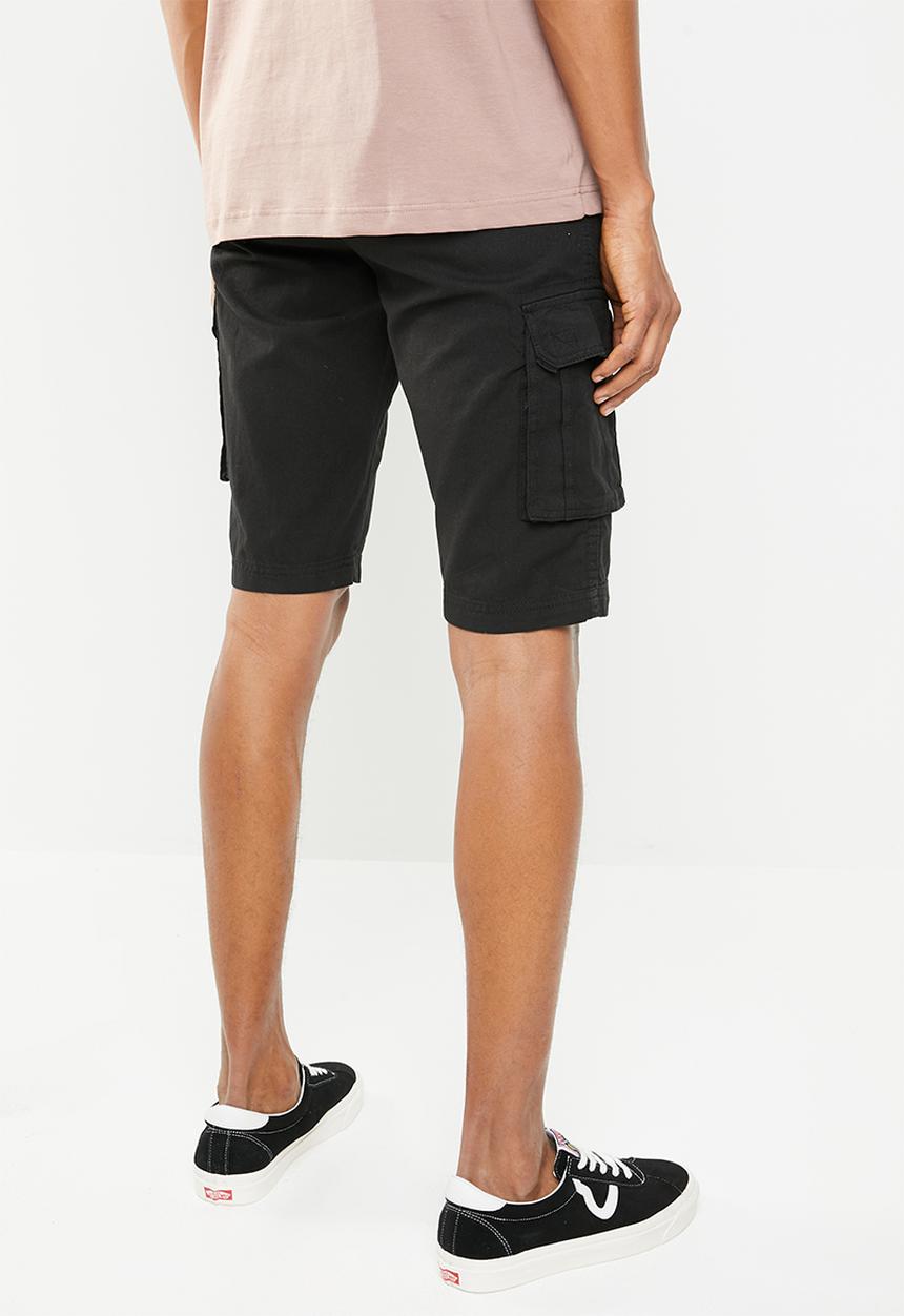 STYLE REPUBLIC - Cargo shorts - black