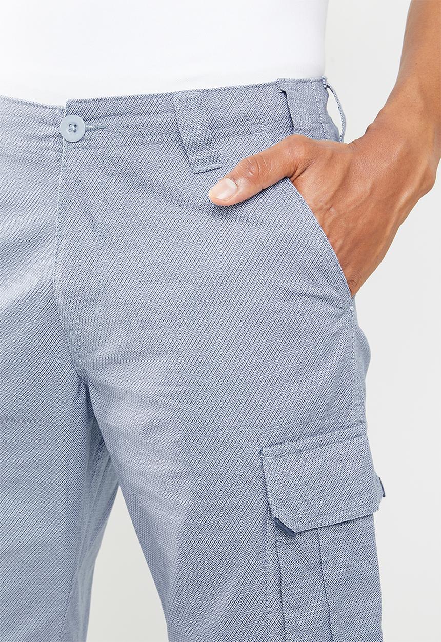 STYLE REPUBLIC - Cargo shorts - blue 