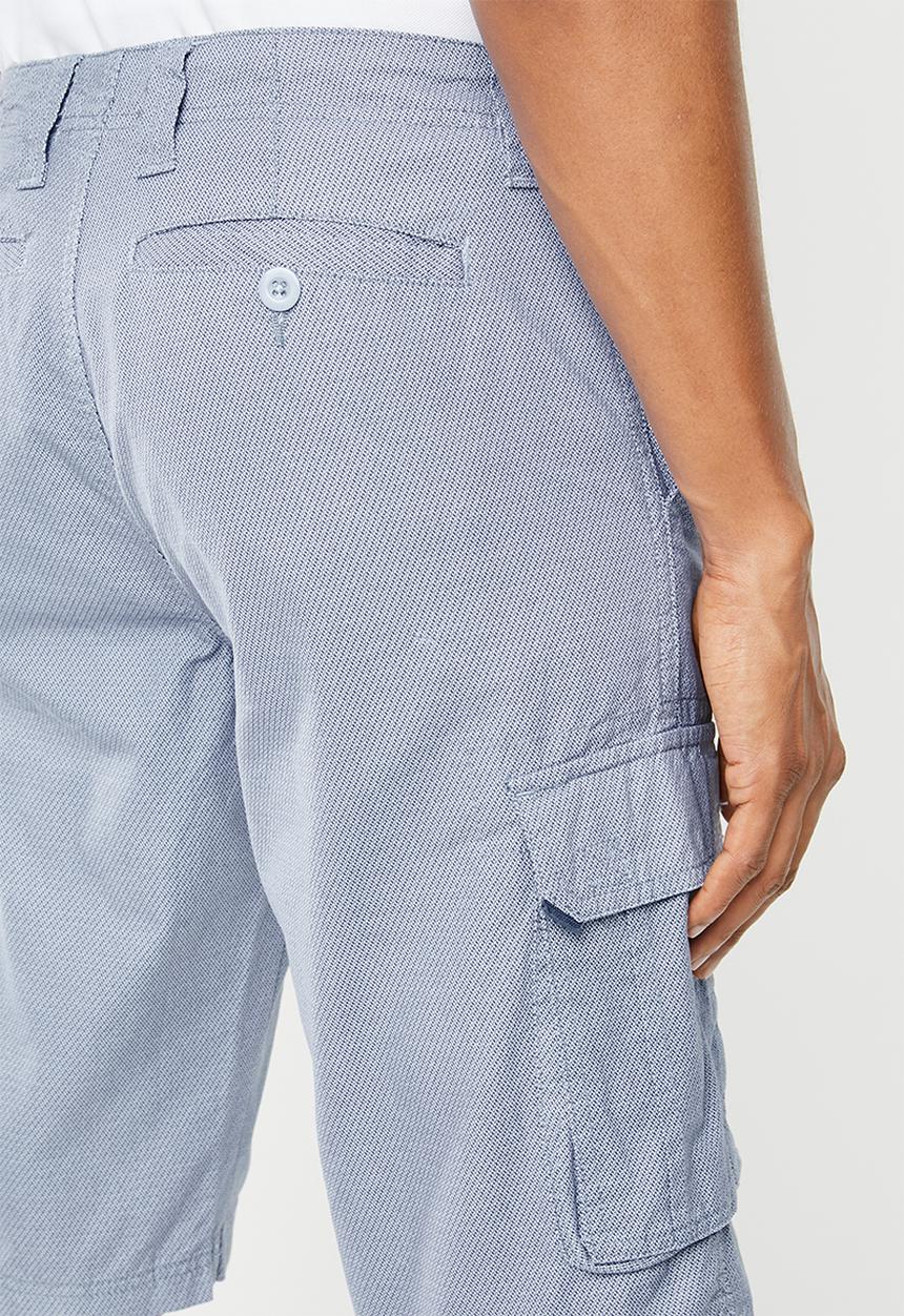 STYLE REPUBLIC - Cargo shorts - blue 
