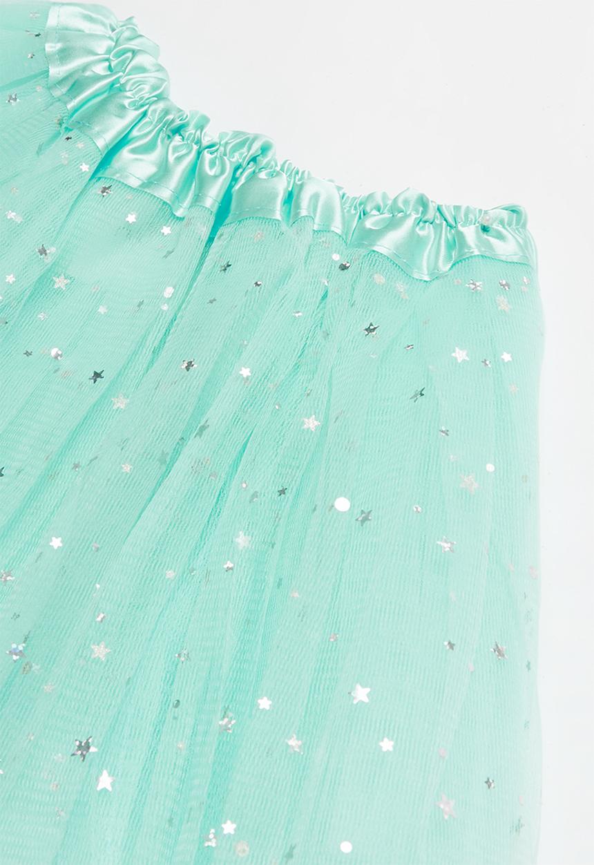 Pop Candy - Mesh skirt - turquoise