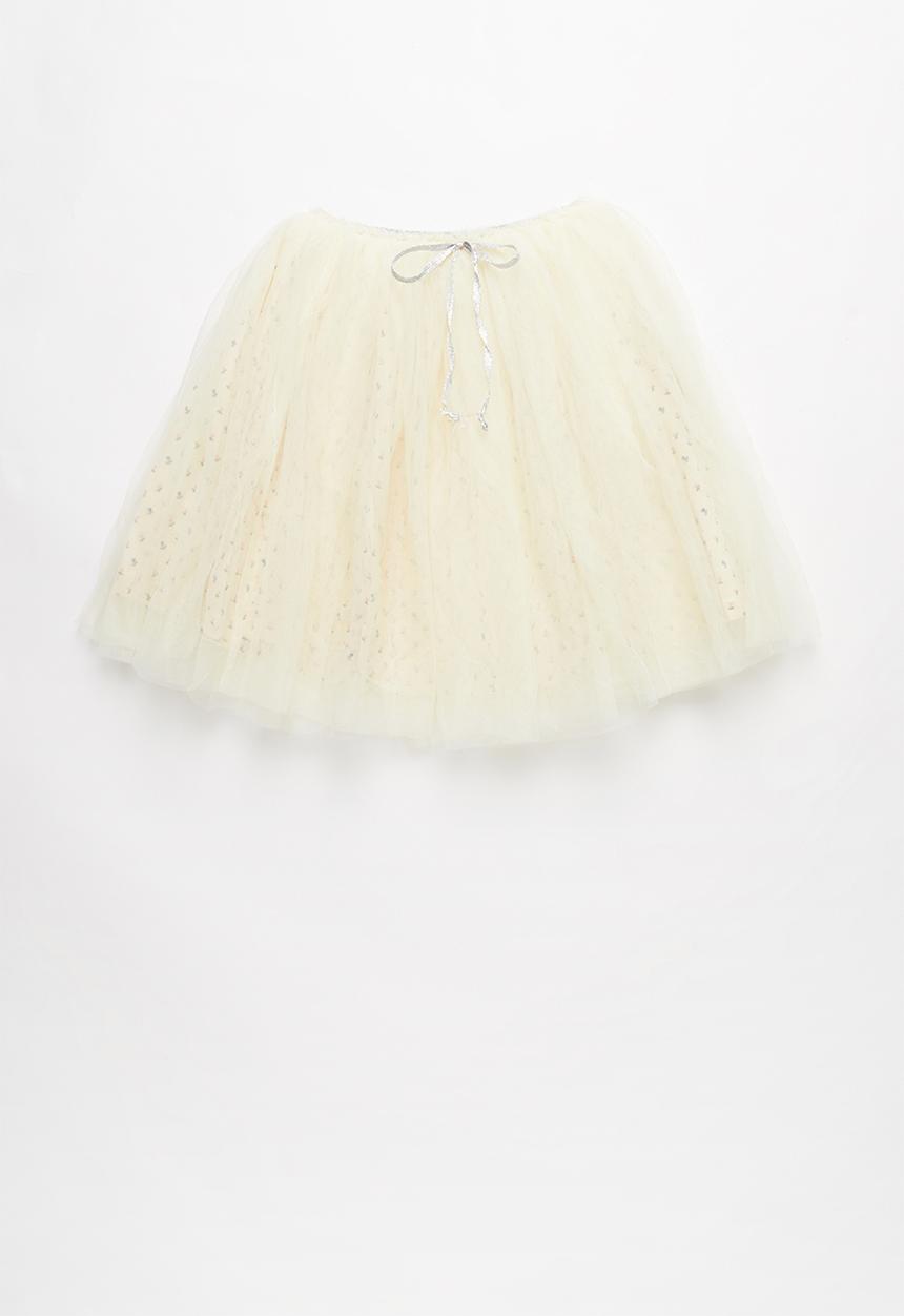Pop Candy - Mesh skirt - cream