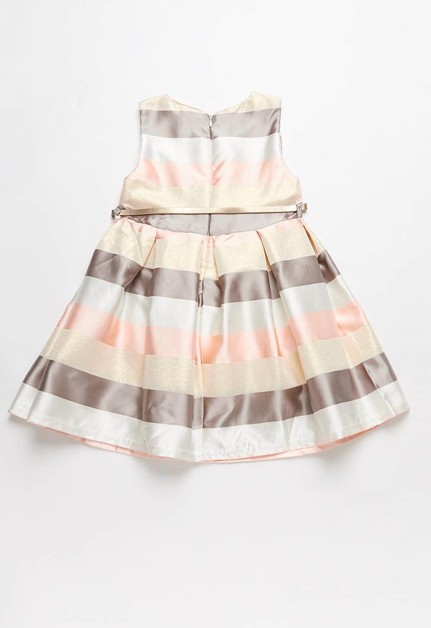 Pop Candy - Girls multi stripe skater dress - multi