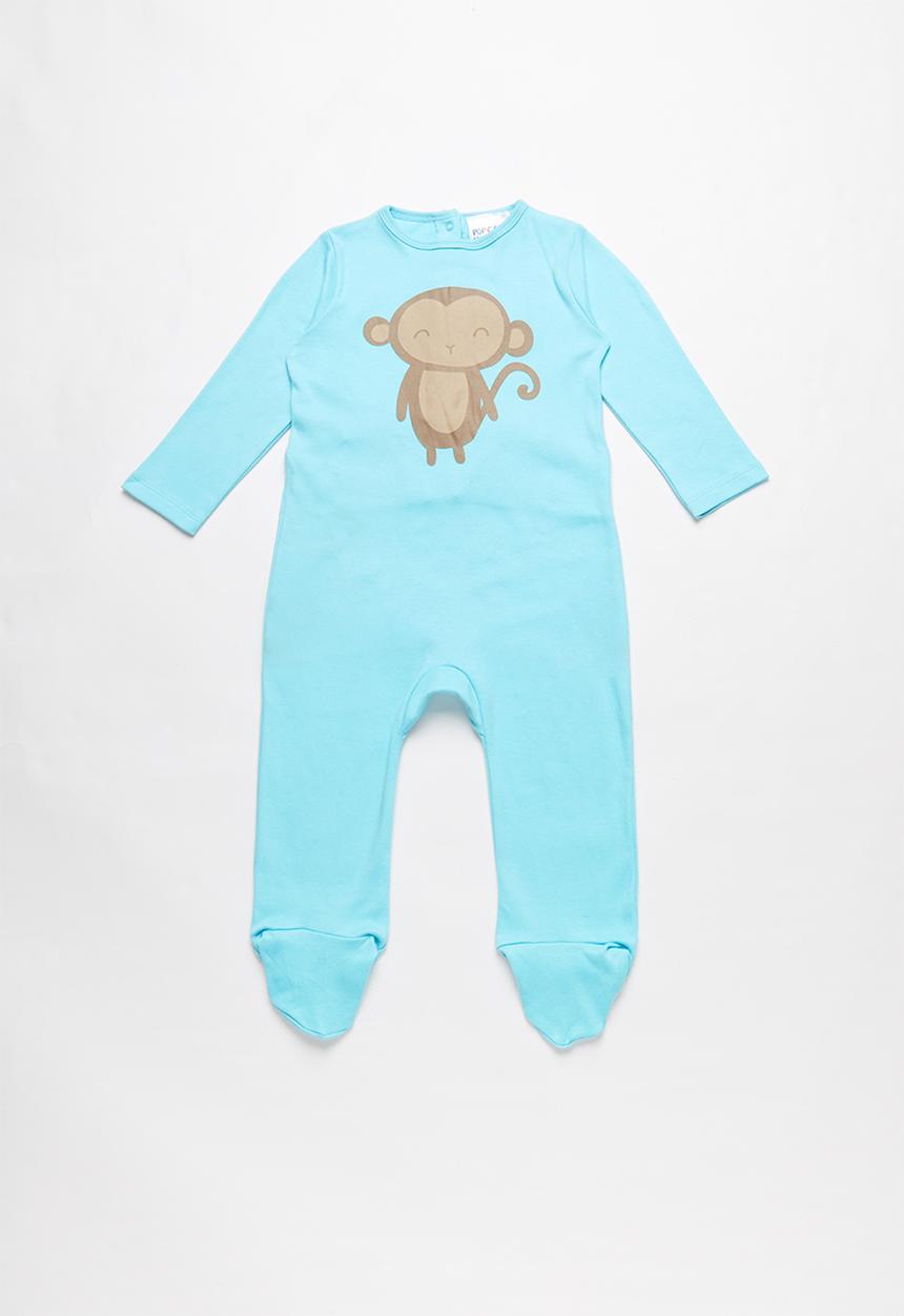 Pop Candy - Printed romper - blue
