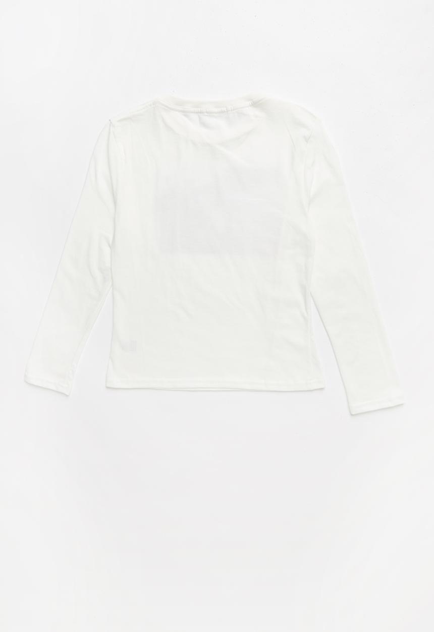 Rebel Republic - Kids 2 pack long sleeve top - white & pink