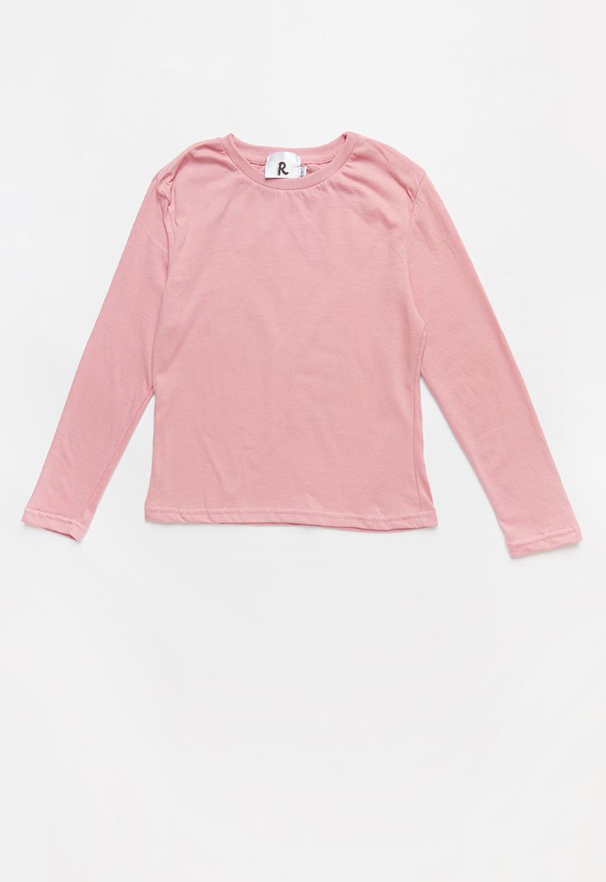 Rebel Republic - Kids 2 pack long sleeve top - white & pink
