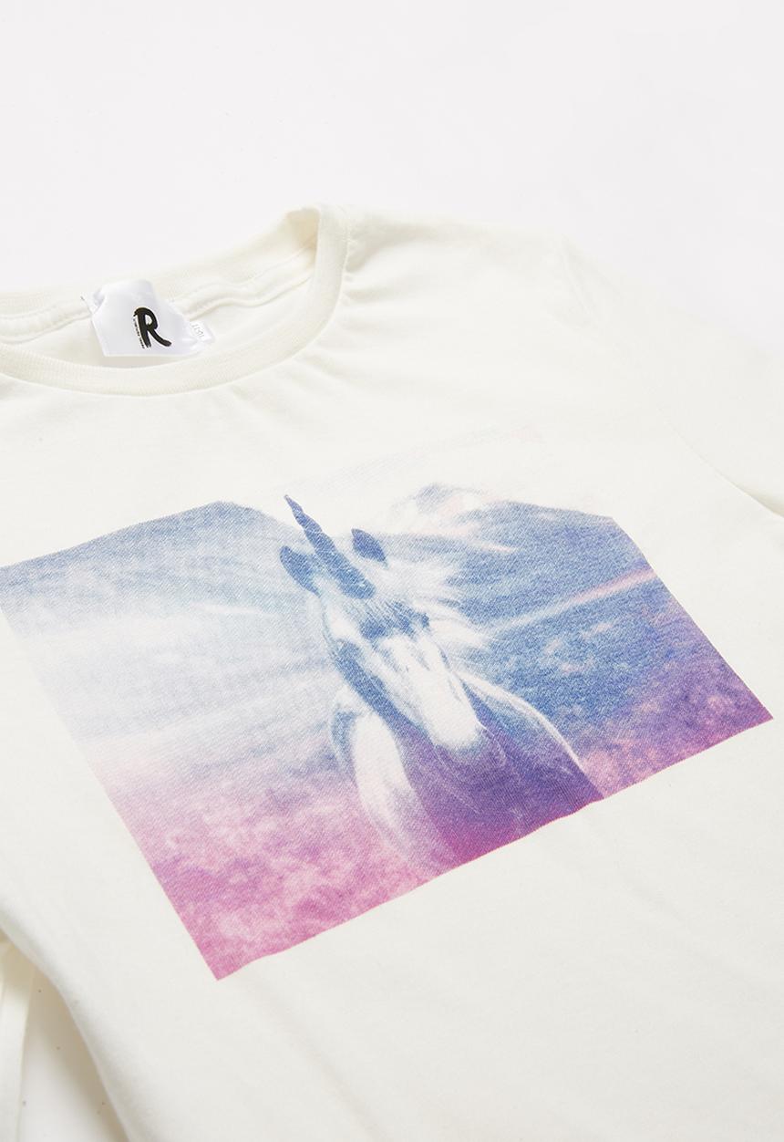 Rebel Republic - Kids 2 pack long sleeve top - white & pink