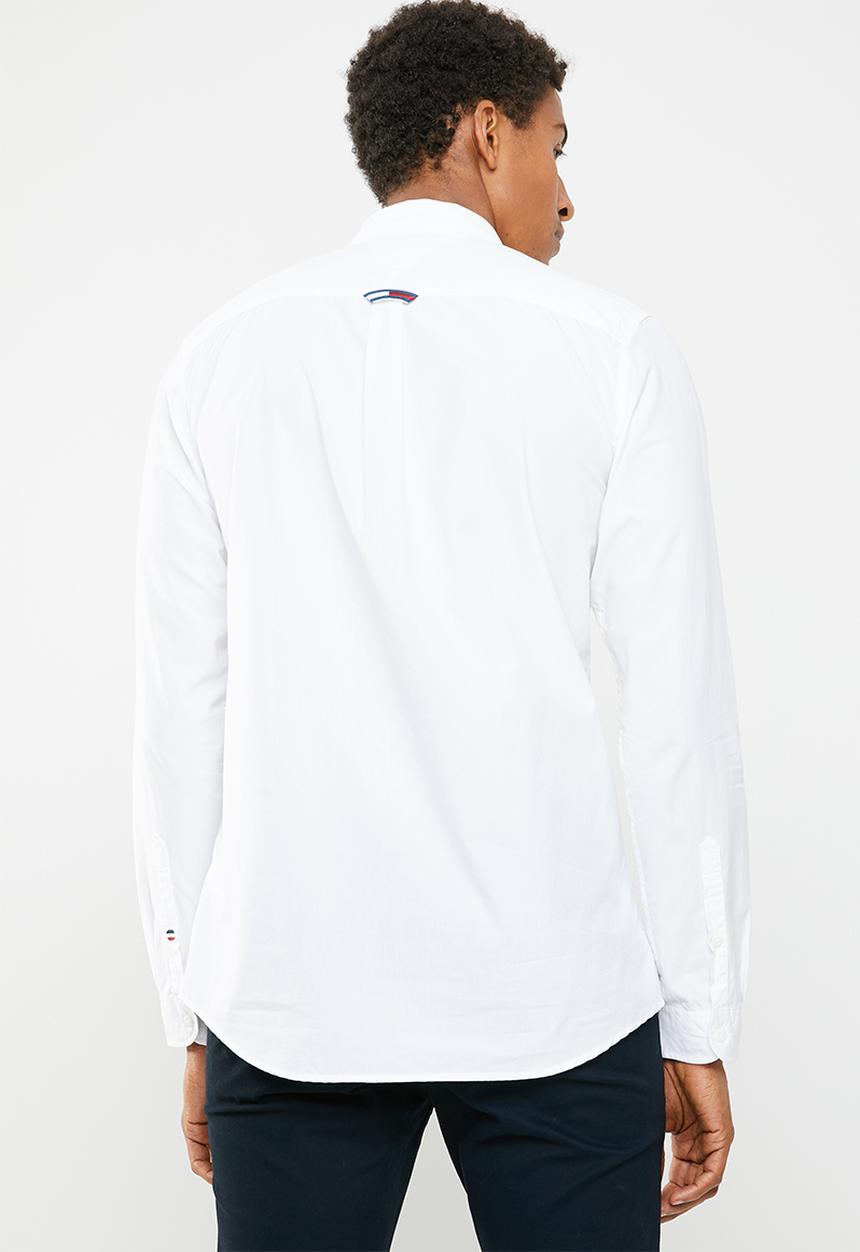 Tommy Hilfiger - Tjm solid poplin woven shirt - white