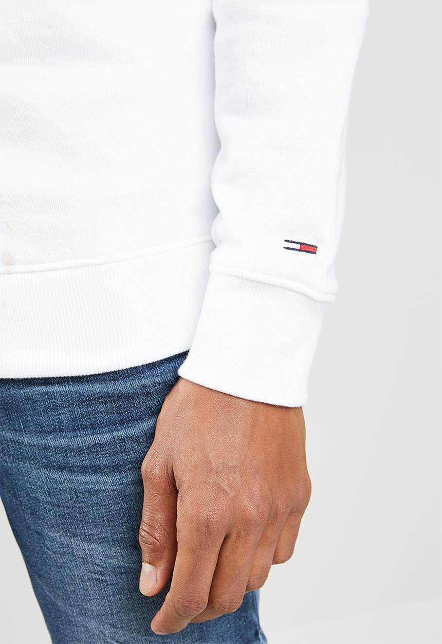 Tommy Hilfiger - Tjm essential logo crew sweatshirt - white