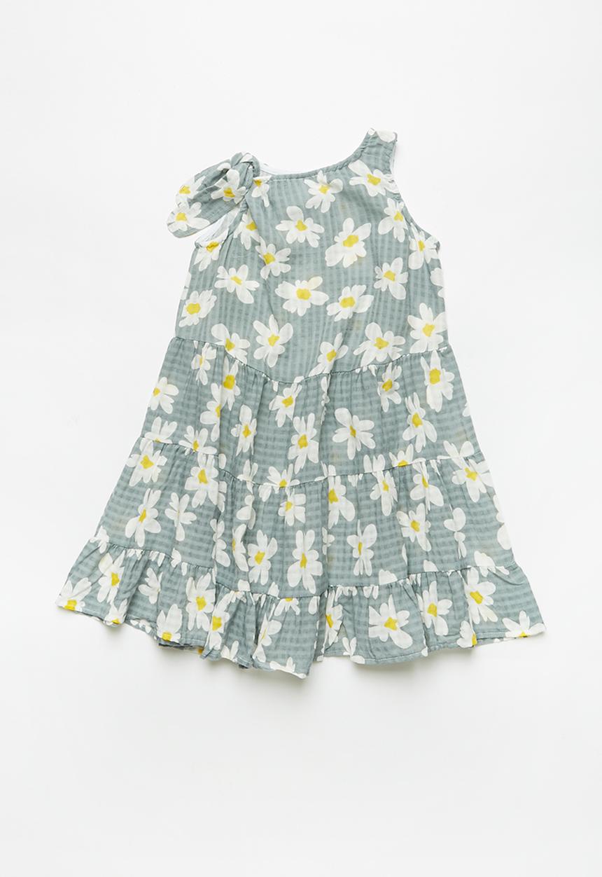 Pop Candy - Tiered daisy print dress - multi