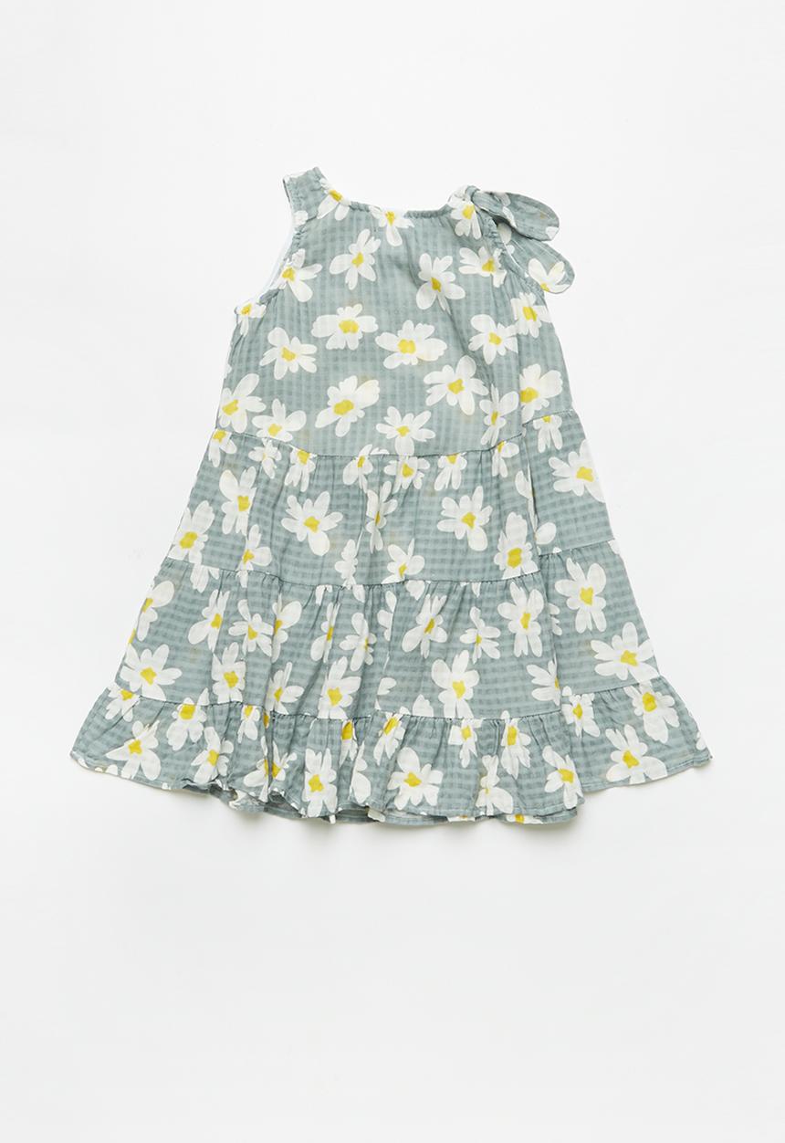 Pop Candy - Tiered daisy print dress - multi