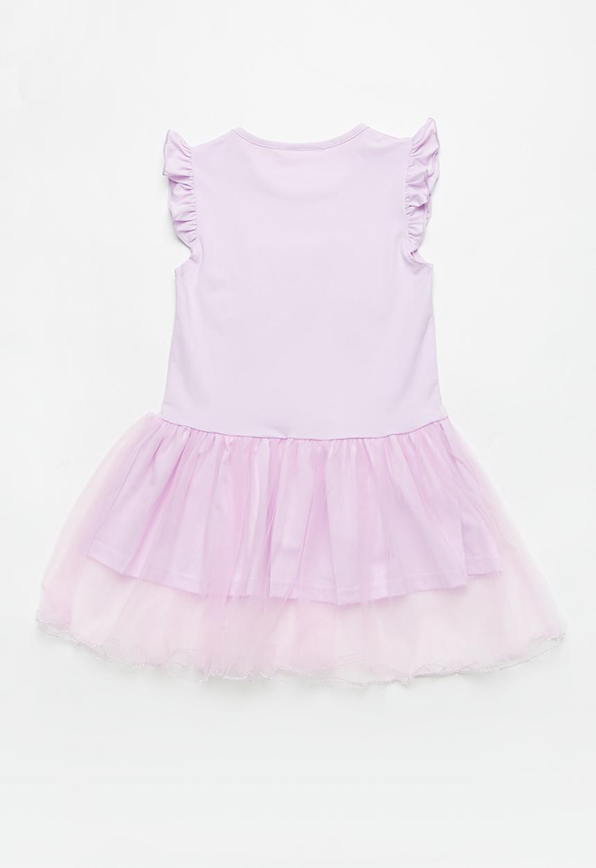 Pop Candy - Mesh combo dress - purple