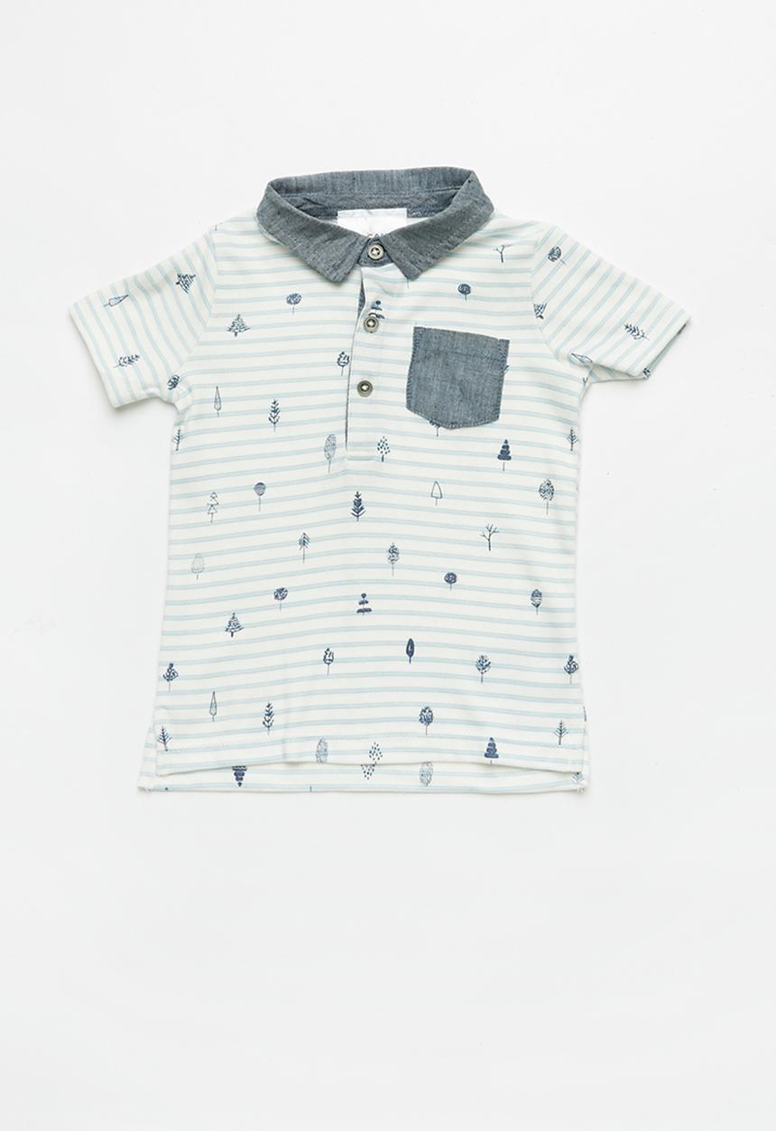 Pop Candy - Baby boys polo shirt - white