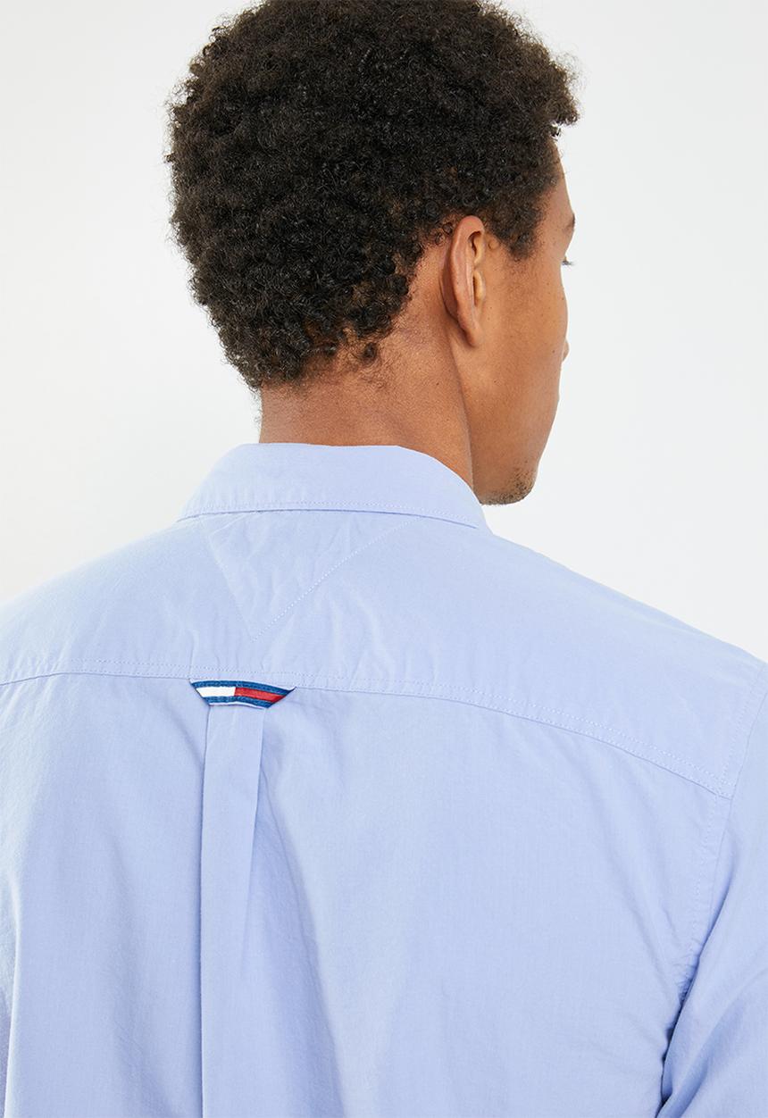 Tommy Hilfiger - Tjm solid poplin woven shirt - blue