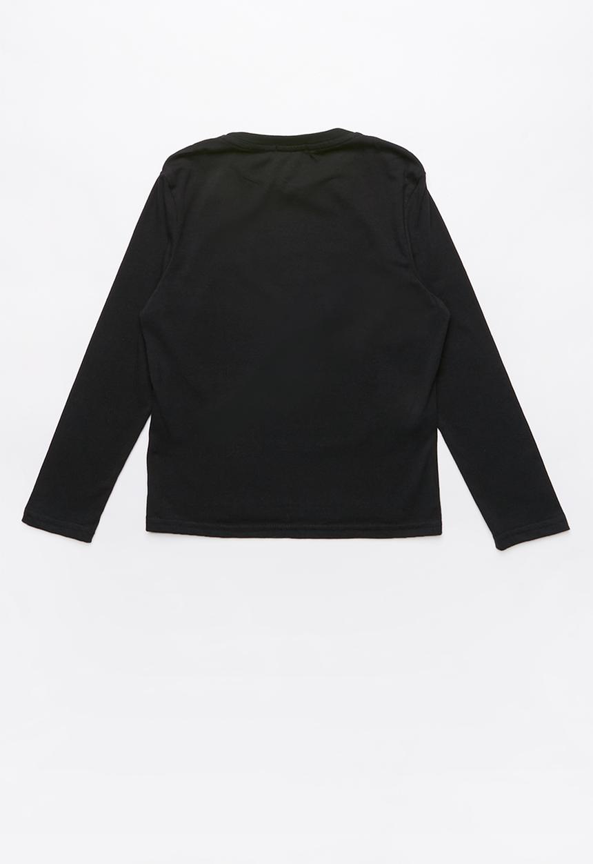 Rebel Republic - Kids 2 pack long sleeve top - black & red