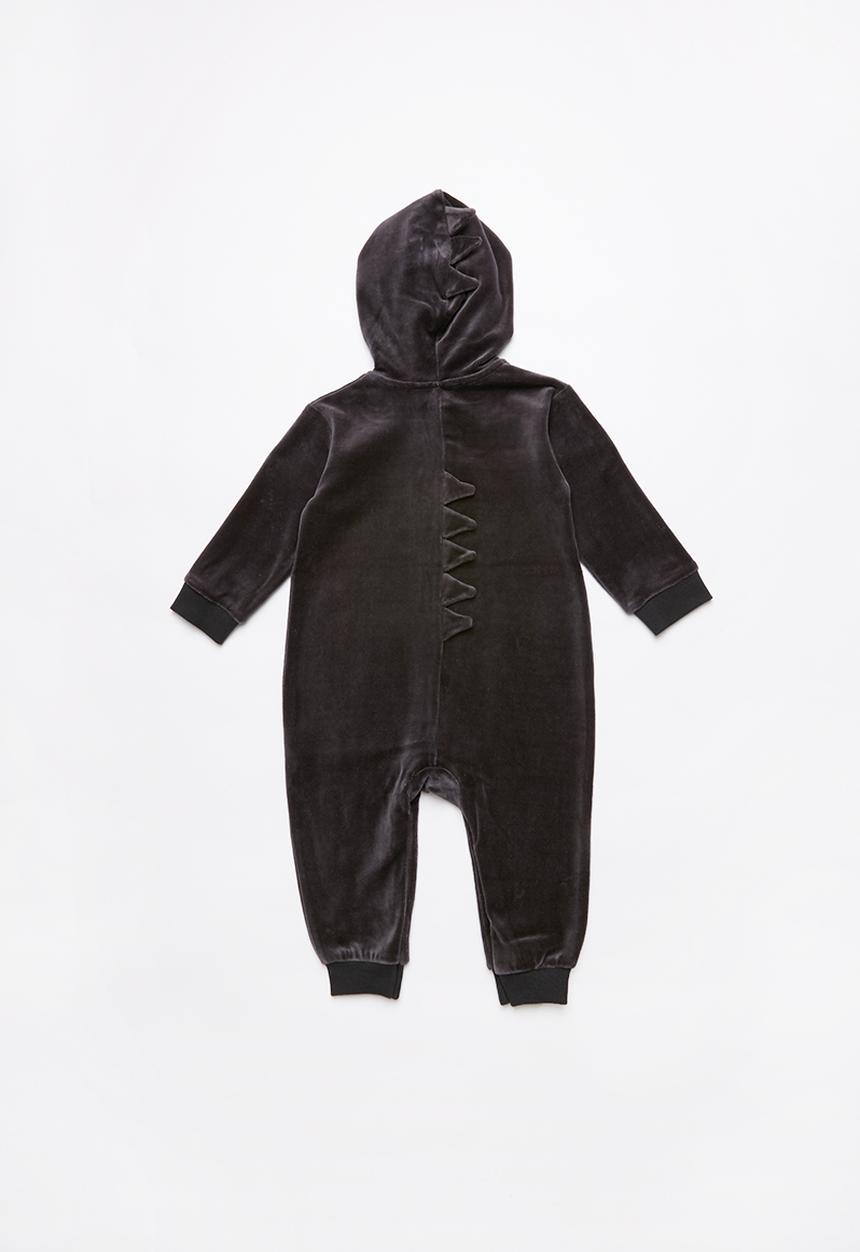 Cotton On - Velour romper - black