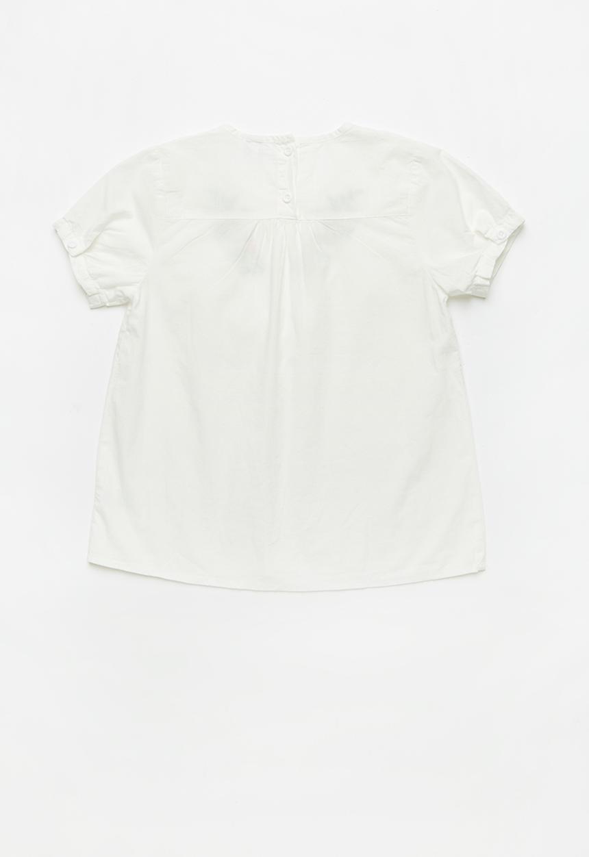 Pop Candy - Girls floral print blouse - white