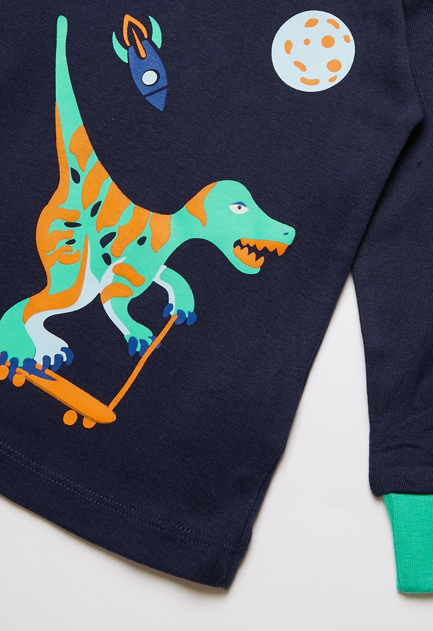 MINOTI - Dinosaur long sleeve pyjama set - multi 