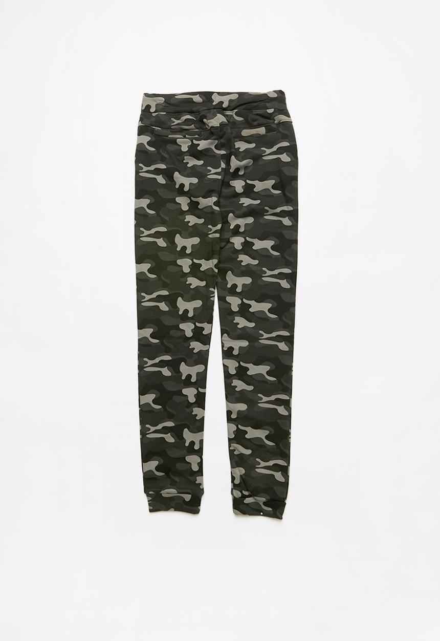 MINOTI - Teen boys camo jogpant - grey & black