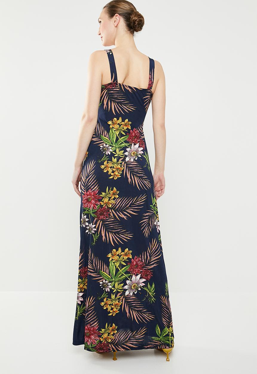 Revenge - V-Neck maxi dress - navy