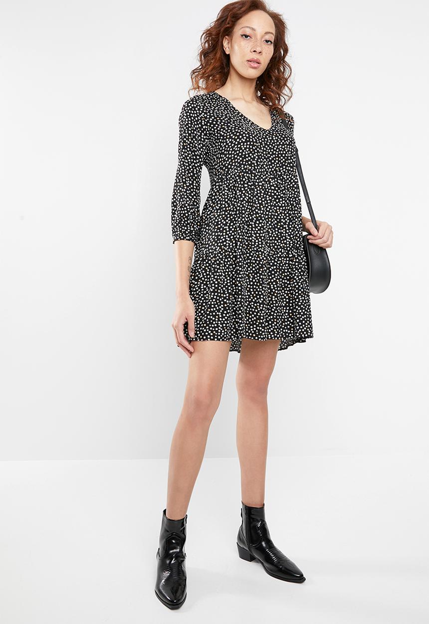 New Look - V neck smock dress - multi 