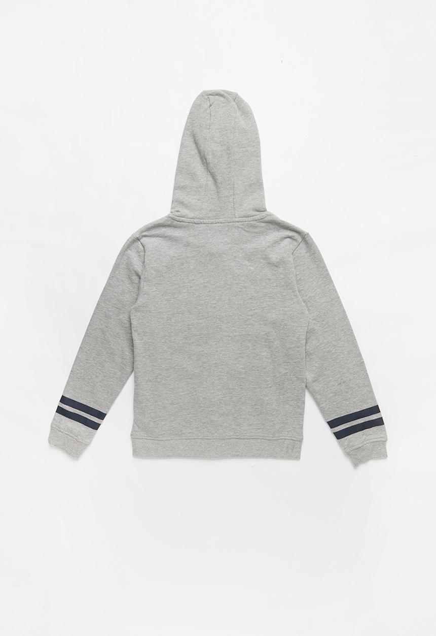 MINOTI - Teens hooded zip thru - grey