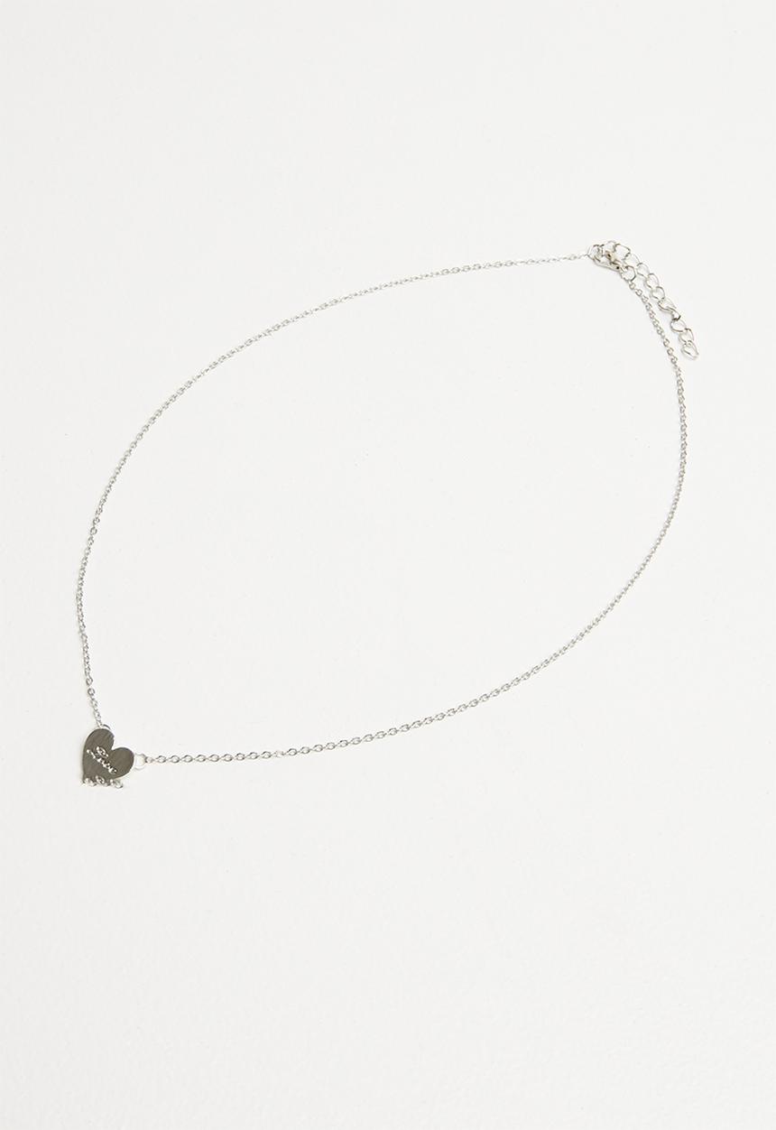 Pop Candy - Heart necklace - silver