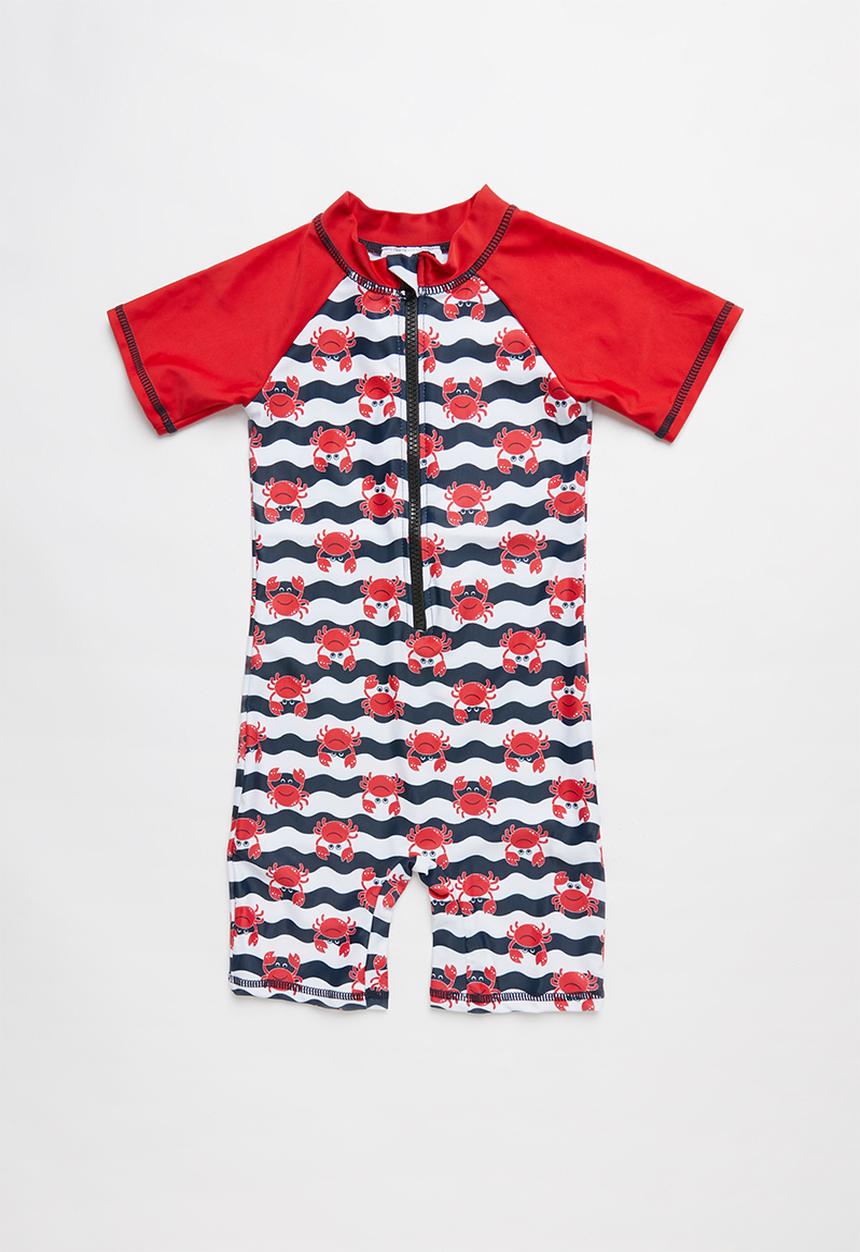 Pop Candy - Crab print swimsuit -  multi