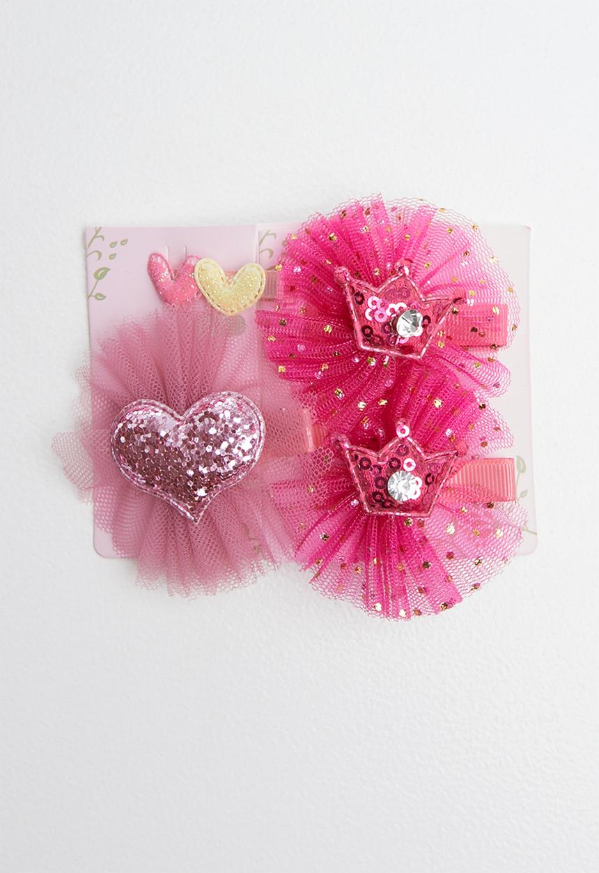 Pop Candy - 4 piece clip pack - pink