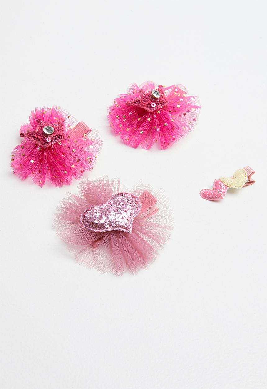 Pop Candy - 4 piece clip pack - pink