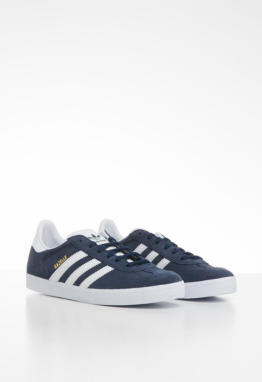 Gazelle j - collegiate navy/ftwr white/ftwr white