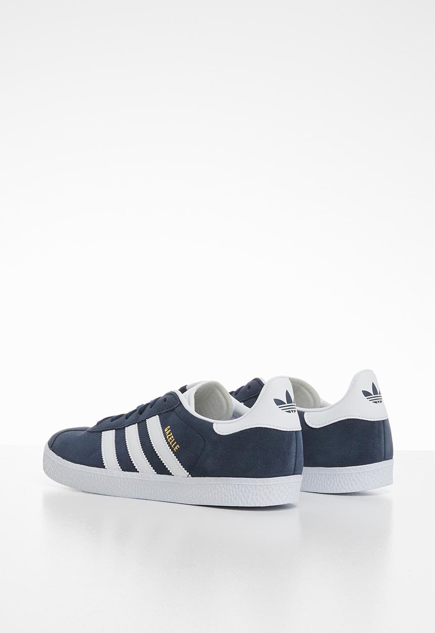 adidas Originals - Gazelle j - navy & white