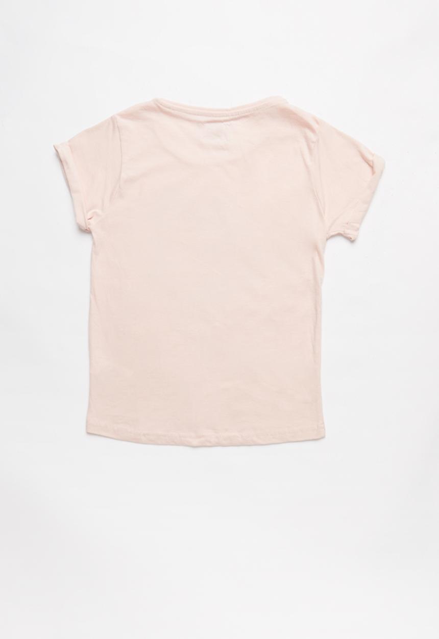 Pop Candy - Girls short sleeve heart top - pink