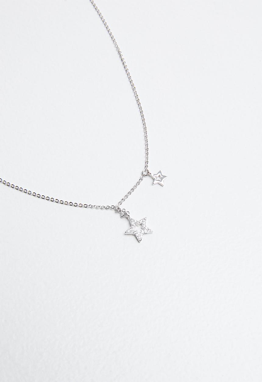 Pop Candy - Stars necklace - silver