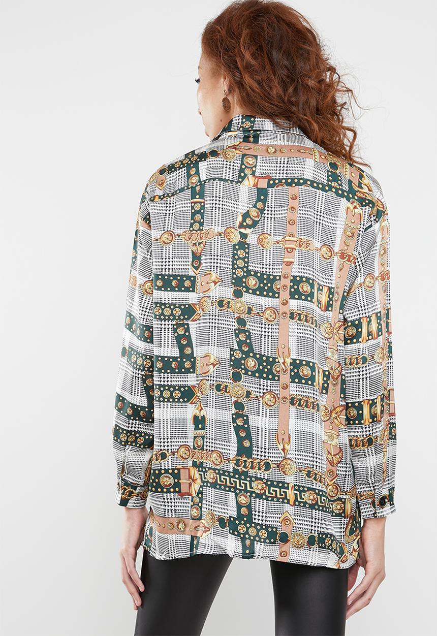 Missguided - Chain print shirt - multi