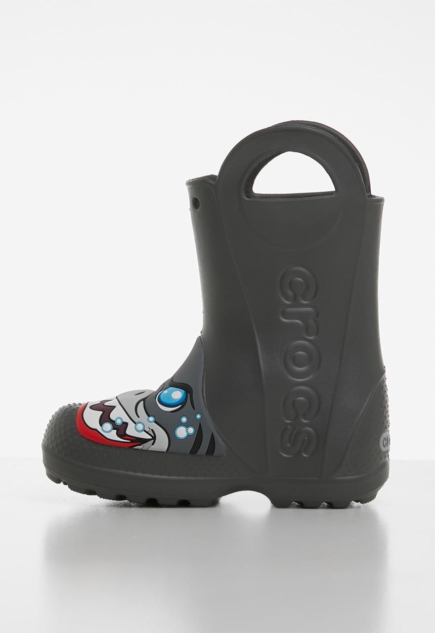 Crocs - Crocs fun lab creature kids rain boot - grey