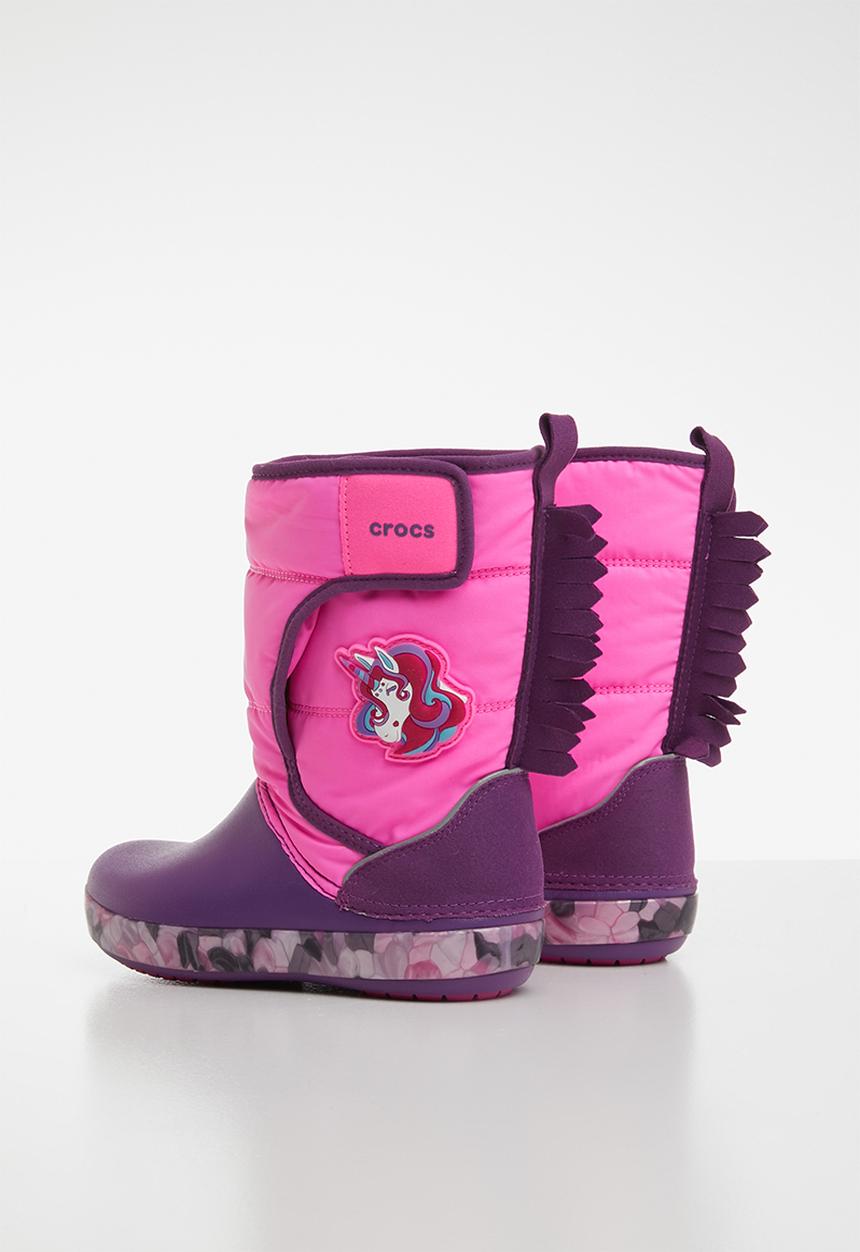 Crocs - Crocs fun lab unicorn kids boots - pink & purple