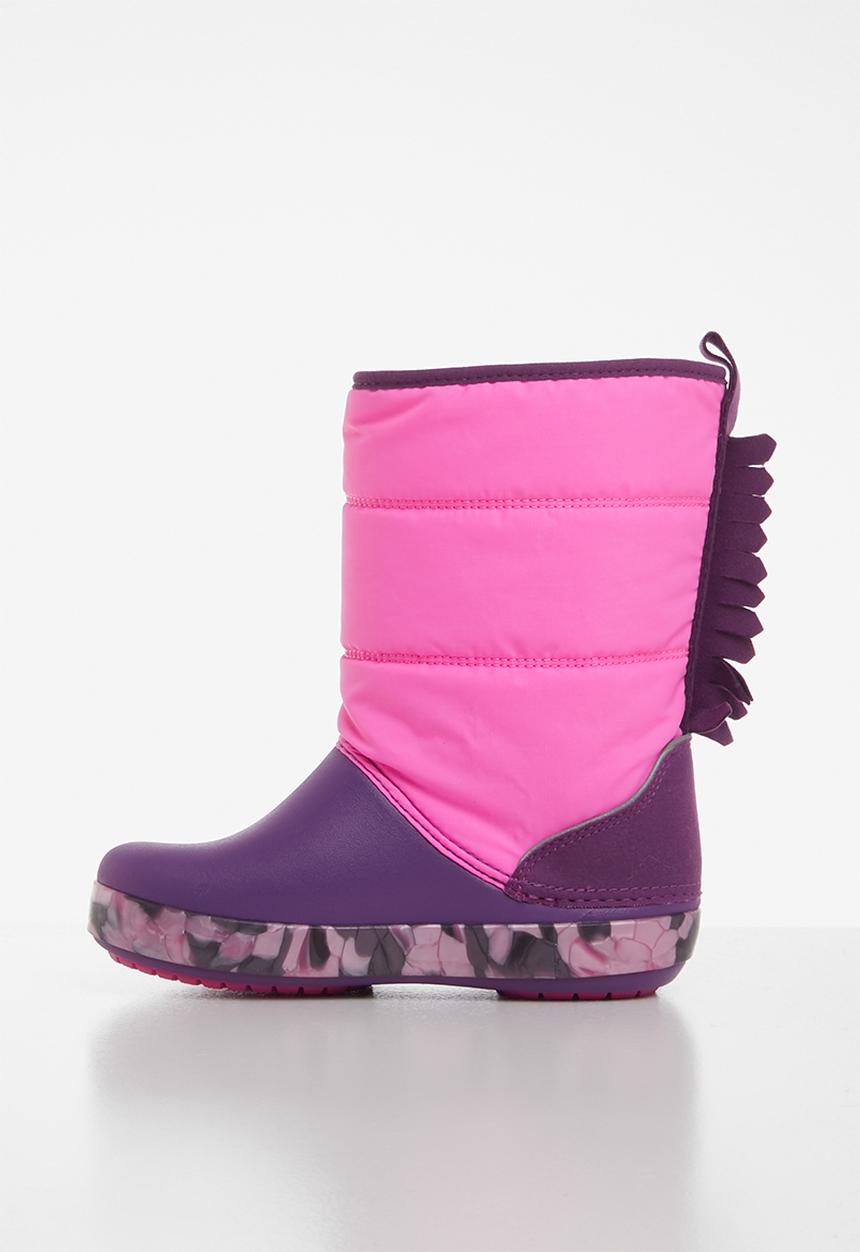 Crocs - Crocs fun lab unicorn kids boots - pink & purple
