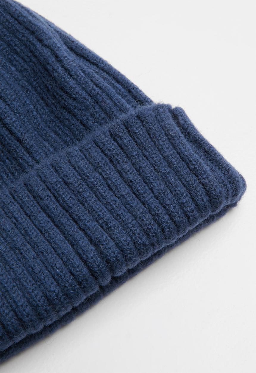 Pop Candy - Ribbed beannie - navy