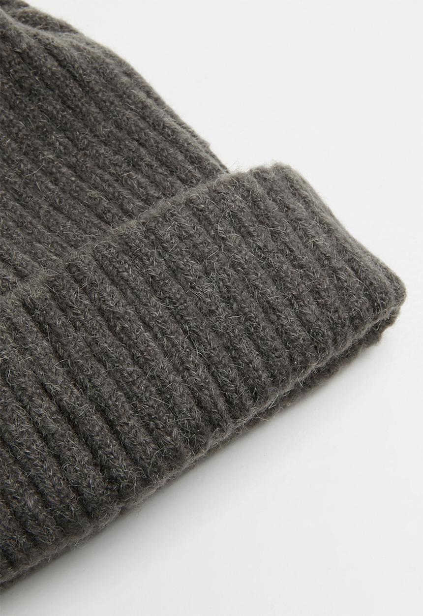 Pop Candy - Ribbed beannie - charcoal 