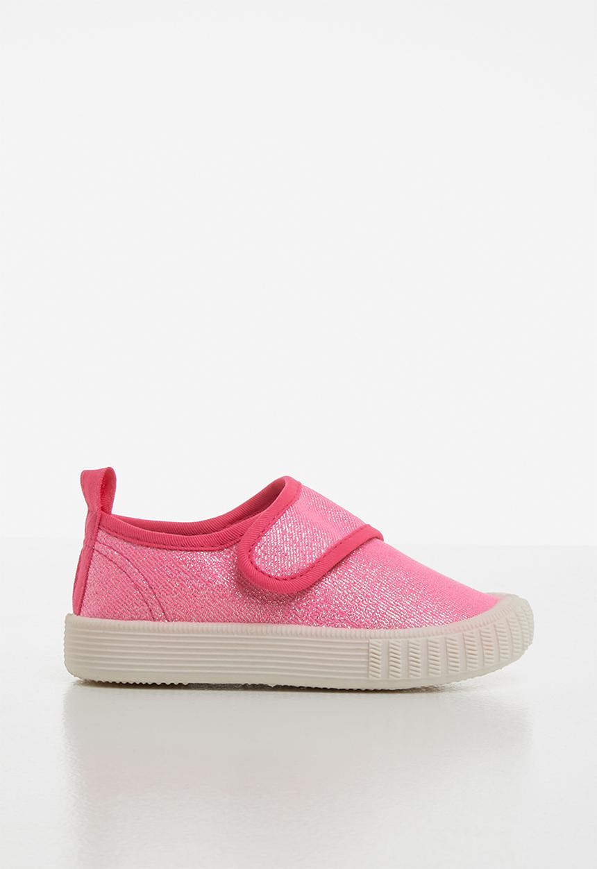 Pop Candy - Girls velcro strap sneaker - pink