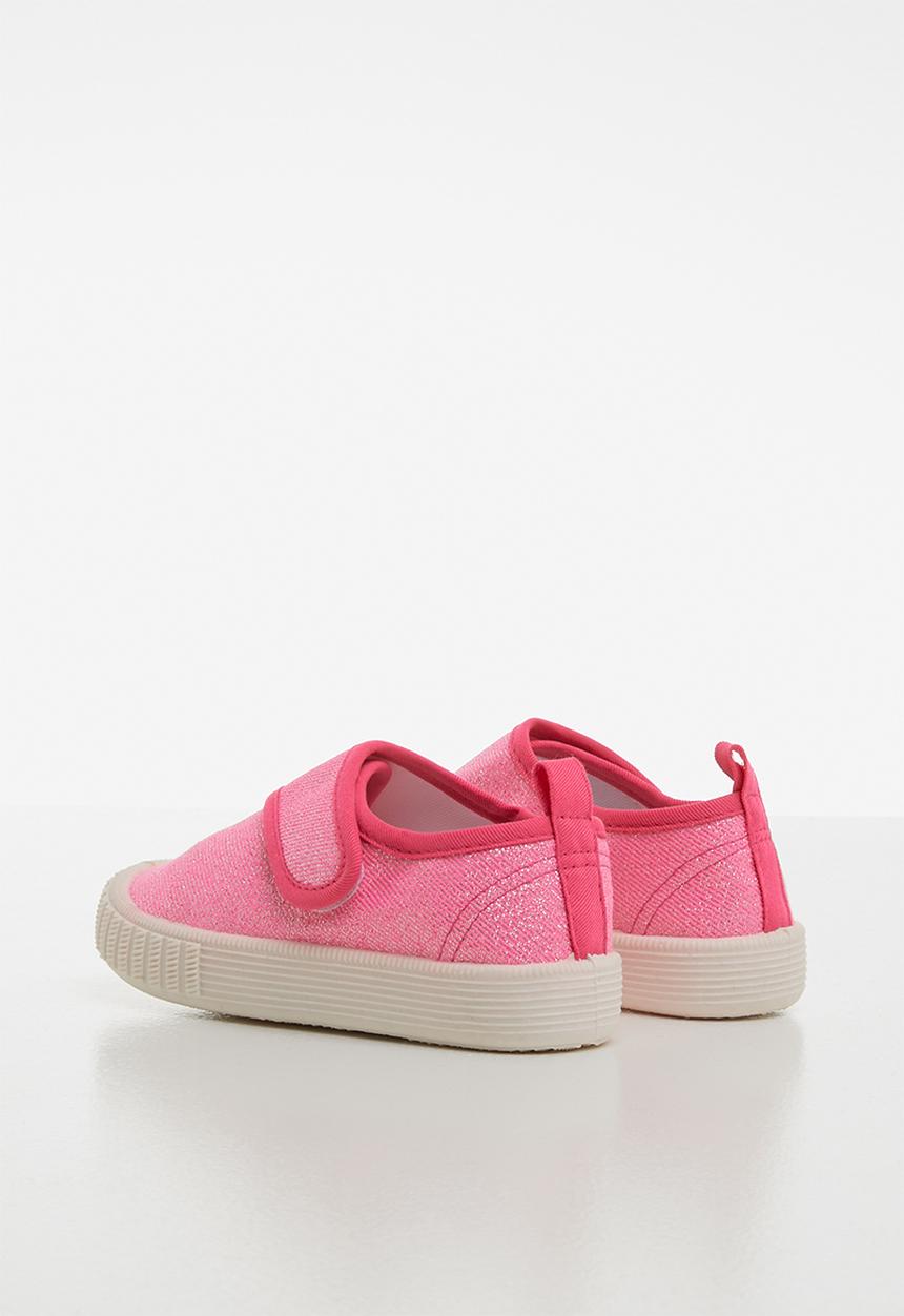 Pop Candy - Girls velcro strap sneaker - pink