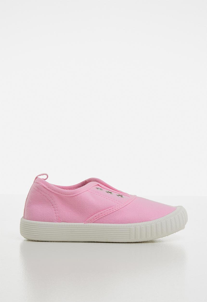 Pop Candy - Canvas slip on mid - pink